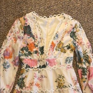 Chicwish Dresses - Chicwish Floral Long Sleeve Mini Dress Chicwish Dresses - Chicwish Floral Long Sleeve Mini Dress